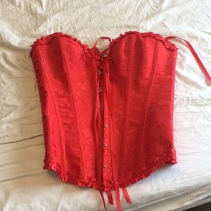 Red adore me corset
